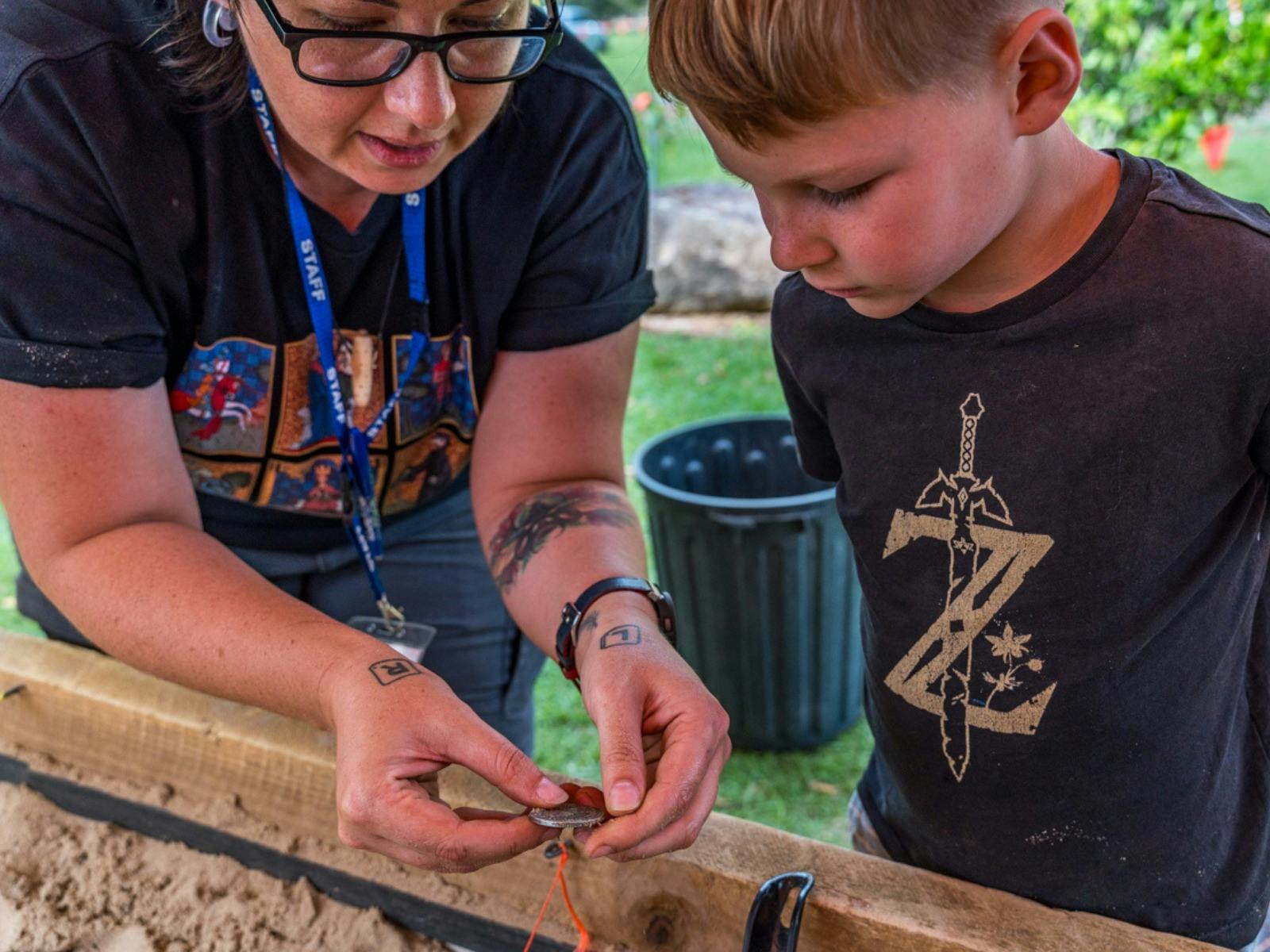 Uncover artefacts in our Archaeological Dig.
