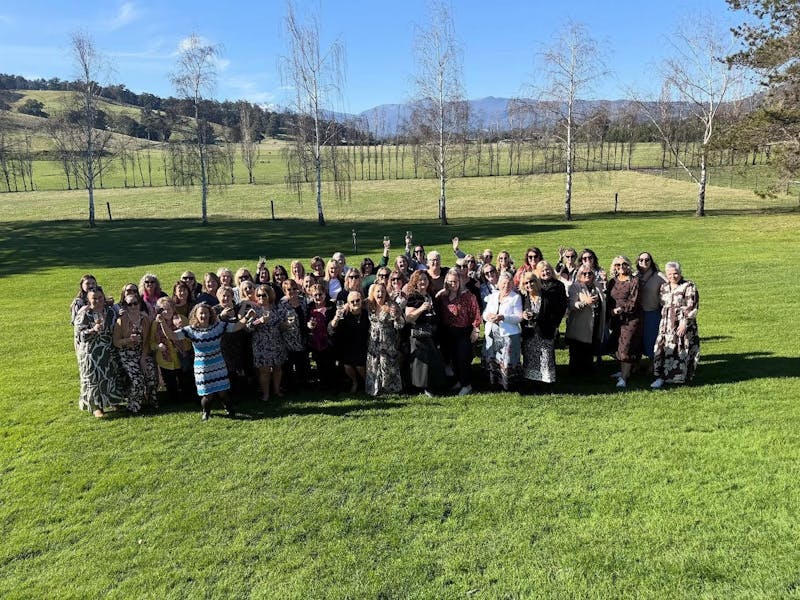 Guests at Flourish Events Tasmania event coming together to celebrate friendship, joy and community