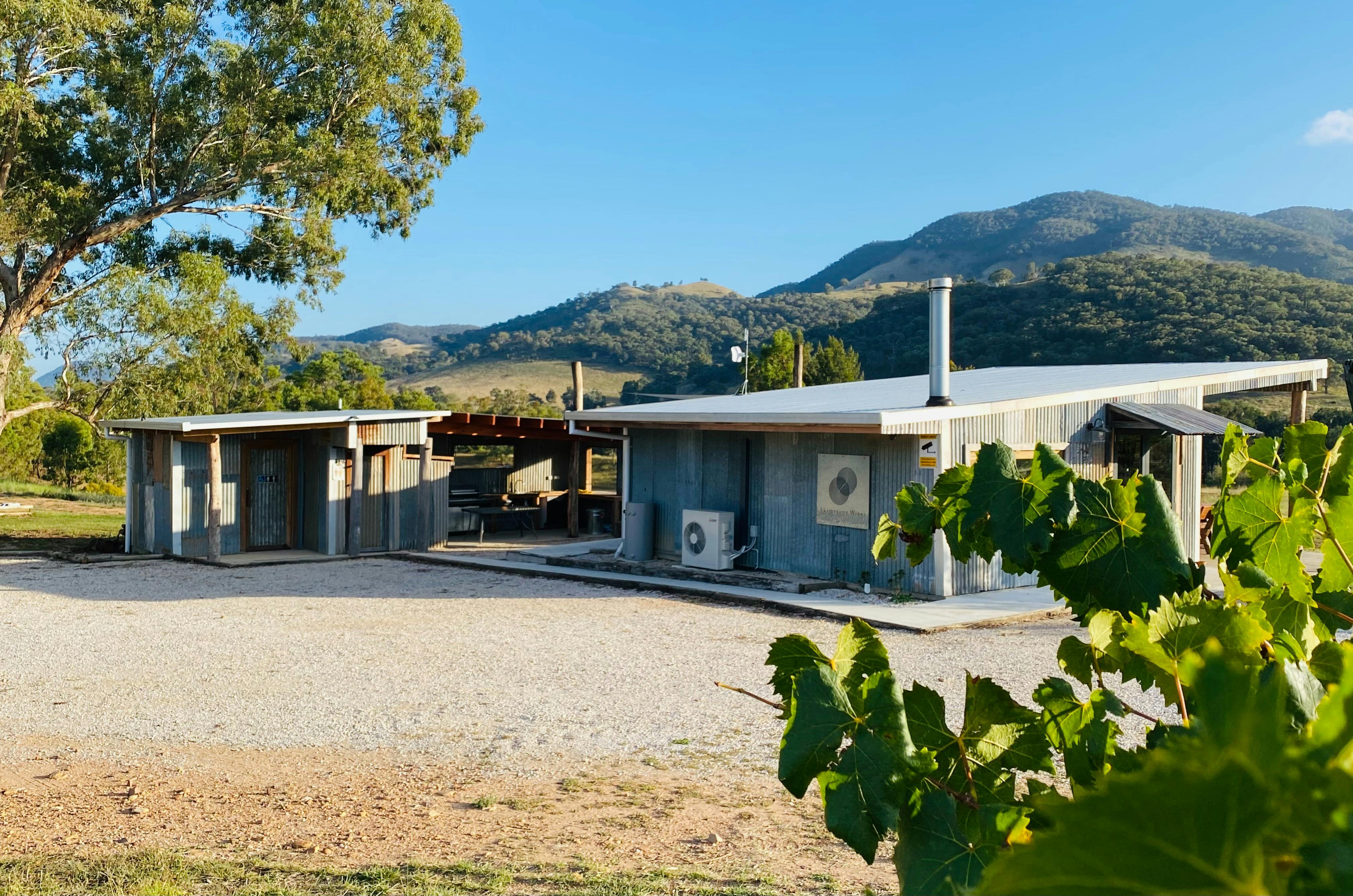 A very stylish Tint Shed cellar door