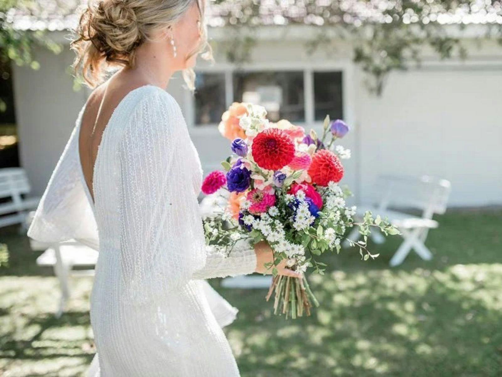 A bridge with a stunning bouquet