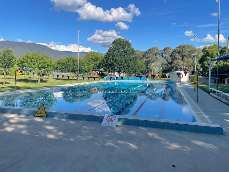Beautiful local pool for those summer afternoons