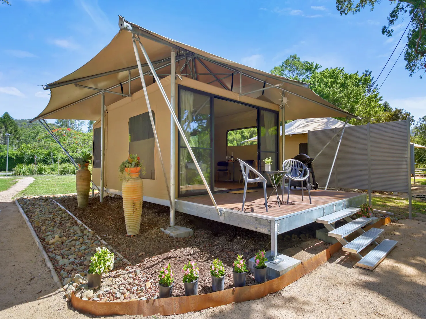 Tent exterior