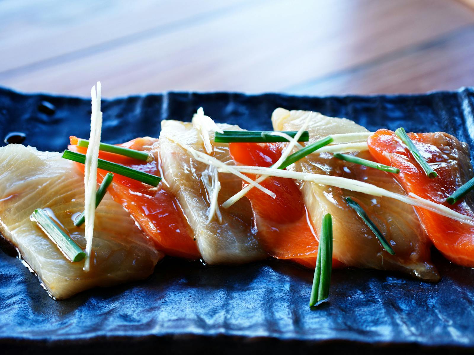Ocean Trout and Kingfish Sashimi