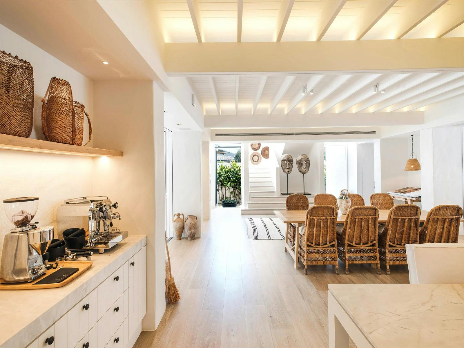 multiple living and dining areas, perfect for entertaining