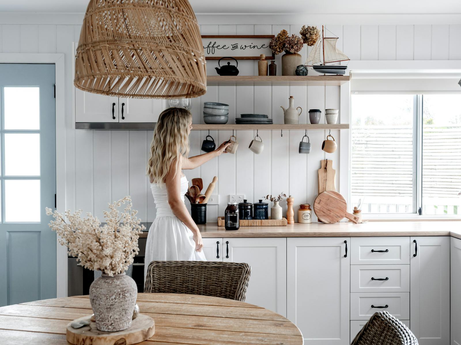 coastal kitchen interior
