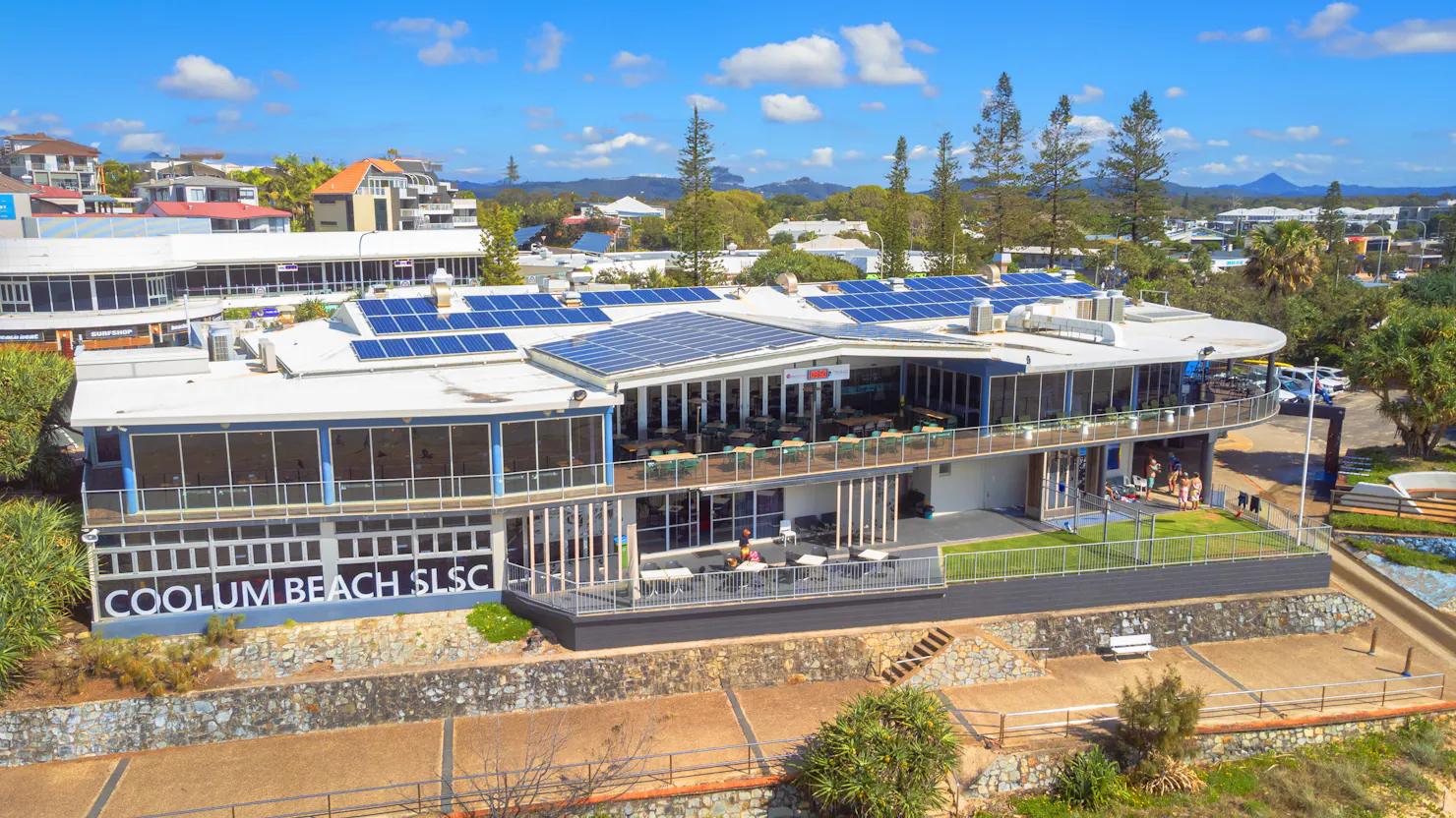 Coolum Surf Club is situated right on Coolum Beach