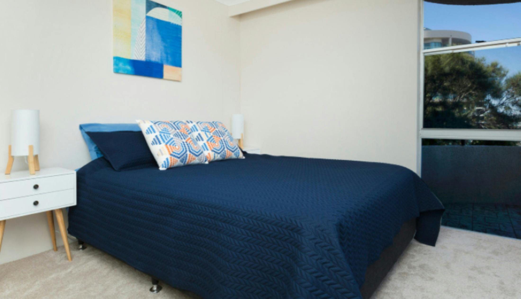 Master bedroom with Queen bed