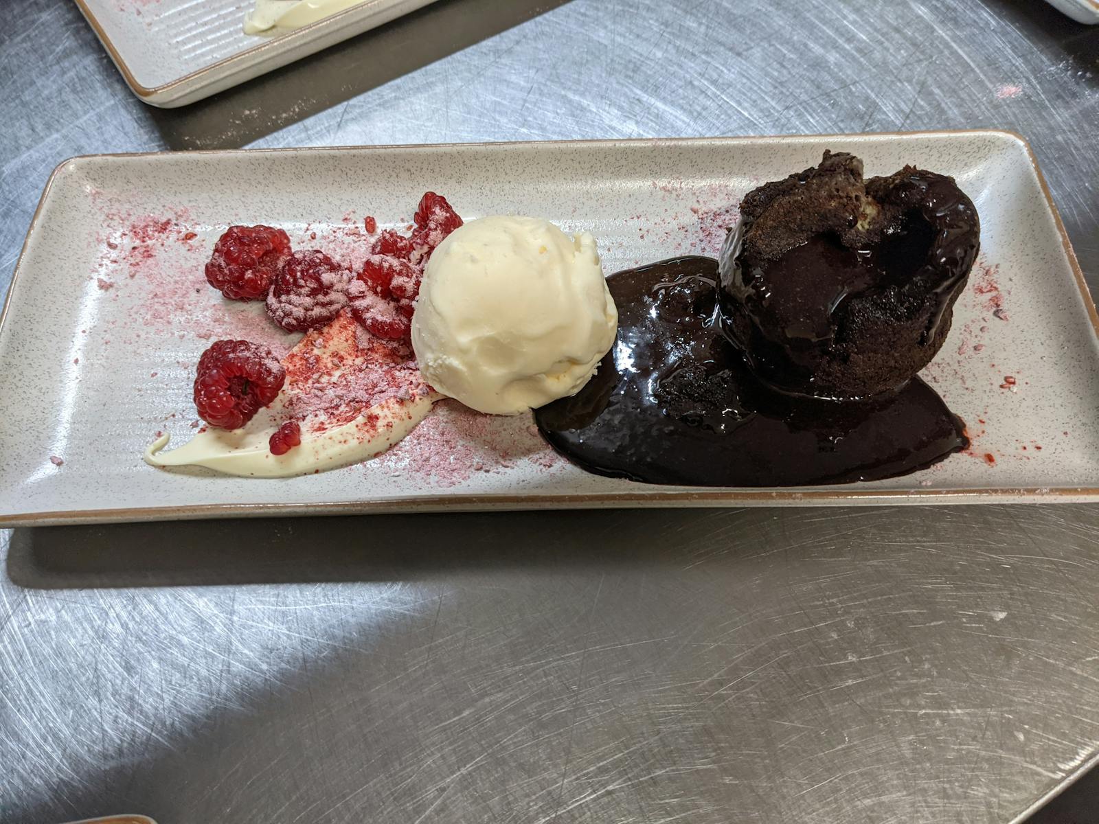 Chef's special - Chocolate raspberry fondant