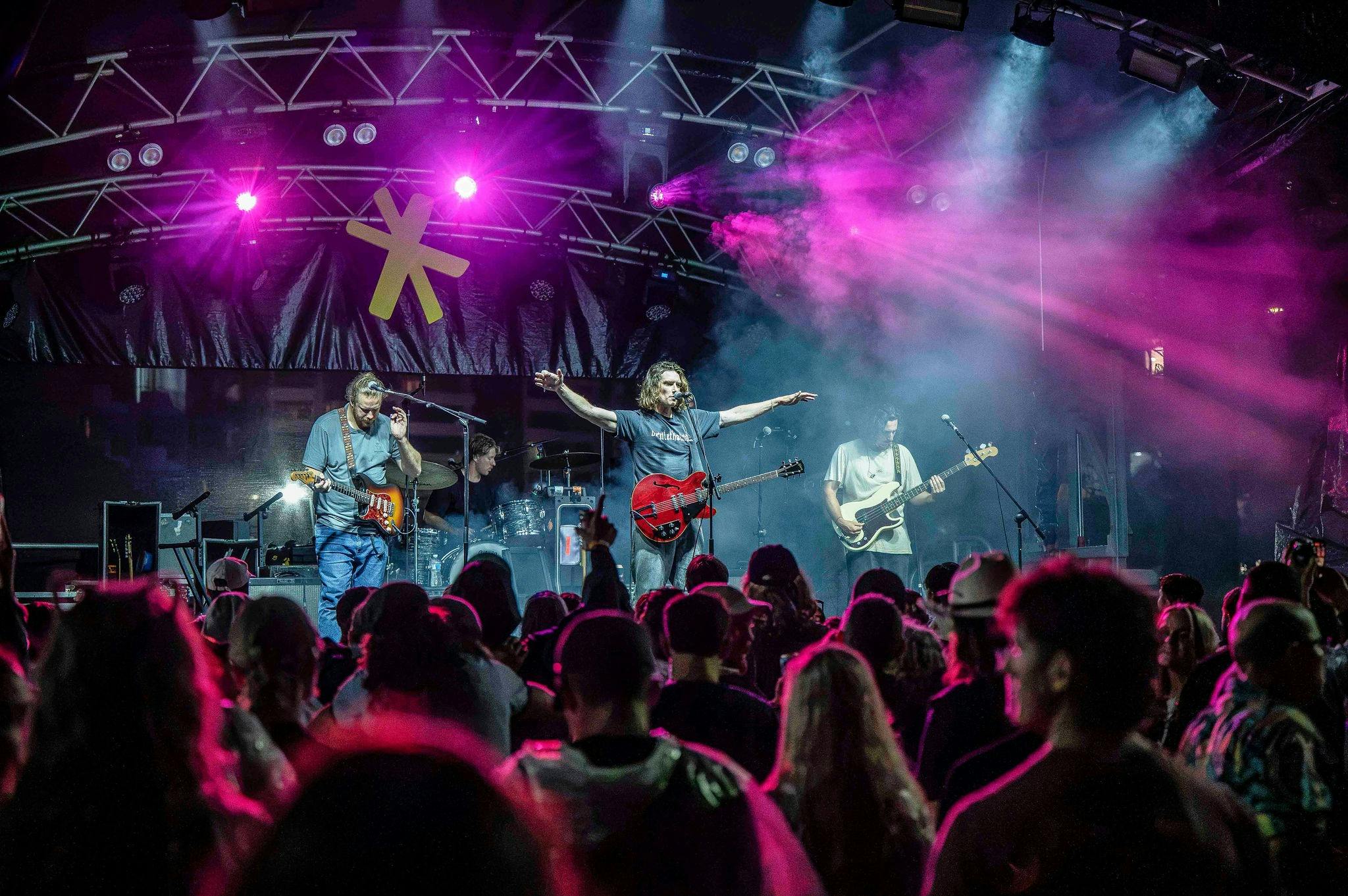 the band The Vanns playing on stage at Crafted Gold Coast