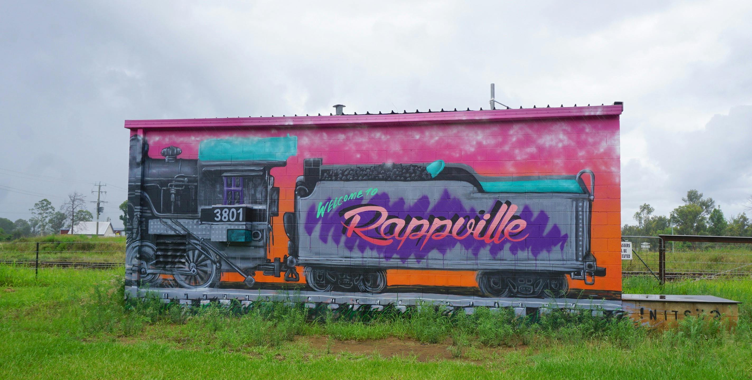 Rappville Train Mural