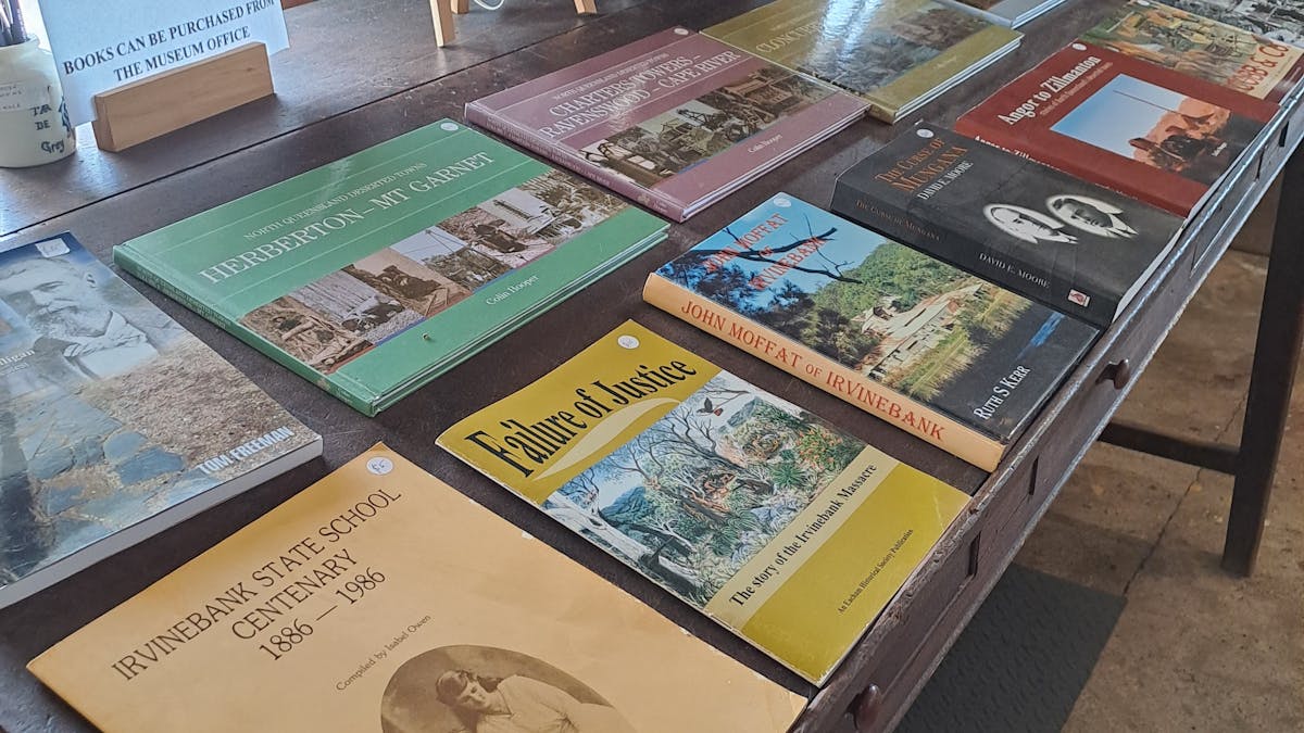 display of books