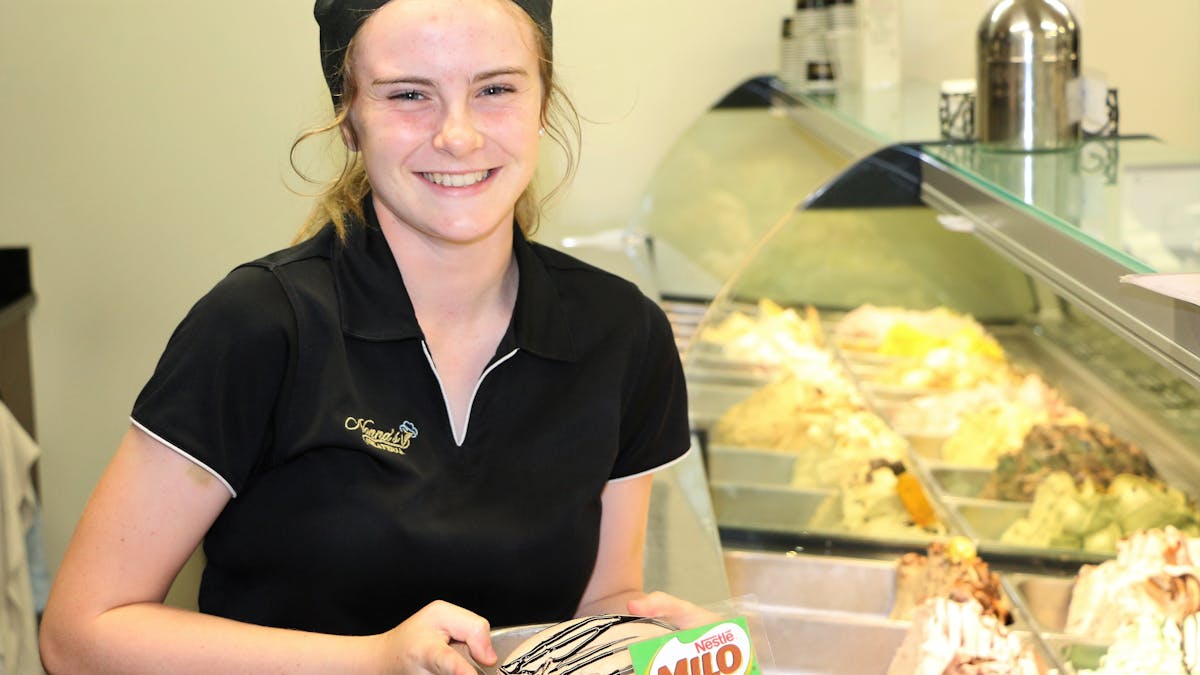 Nana's has over 36 flavours at one time.