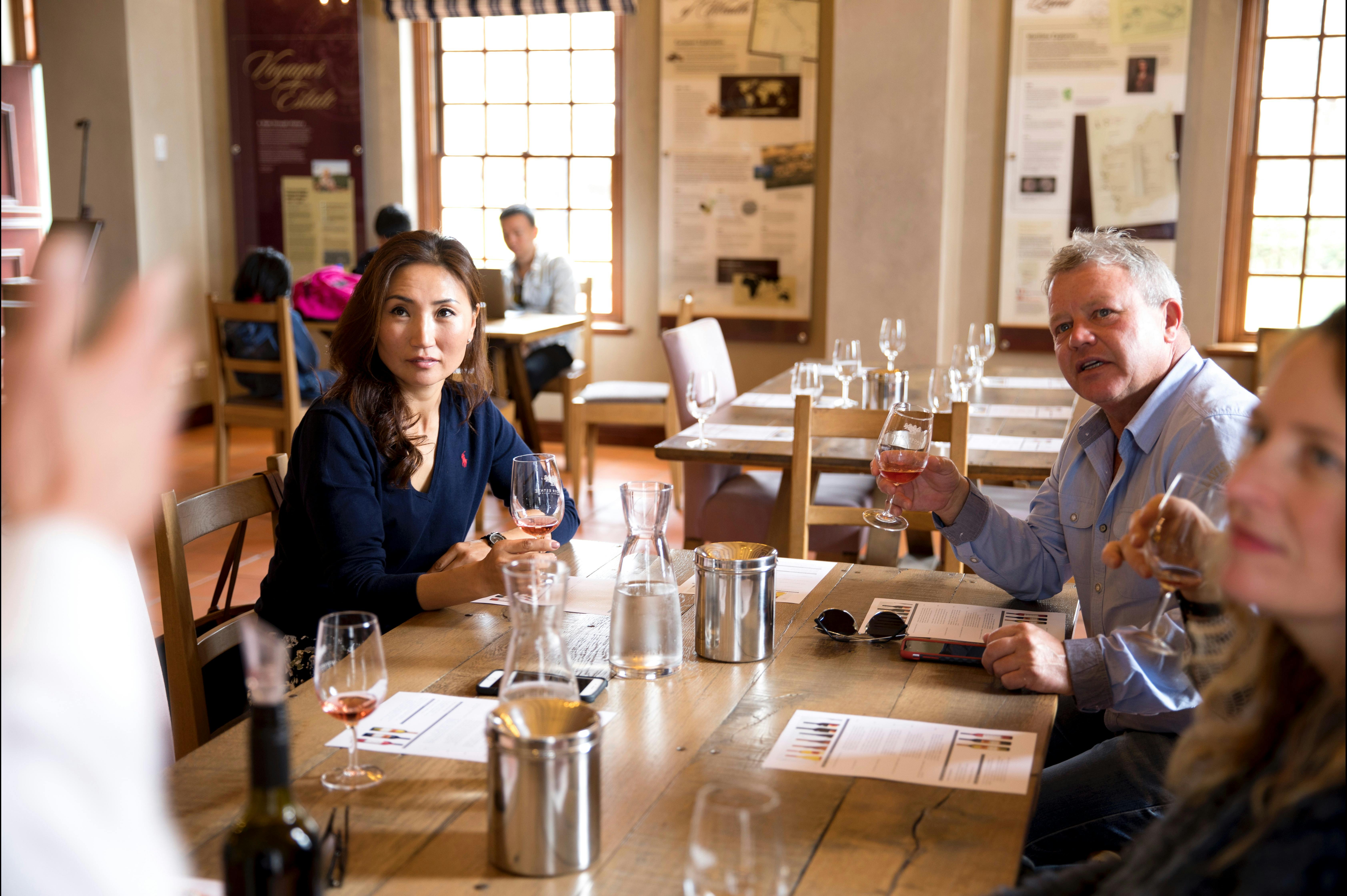 Learn about how wine is made as the staff at Margaret River's premium cellar