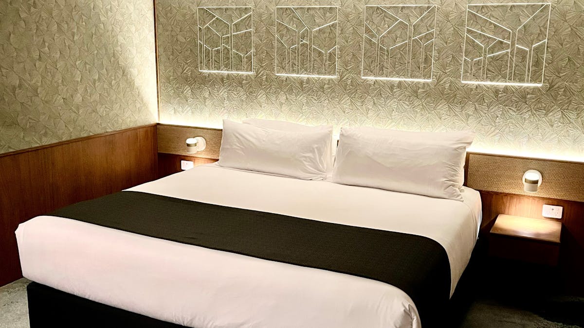 Ample room to relax on this Super King bed, with bedside tables on each side of the bed