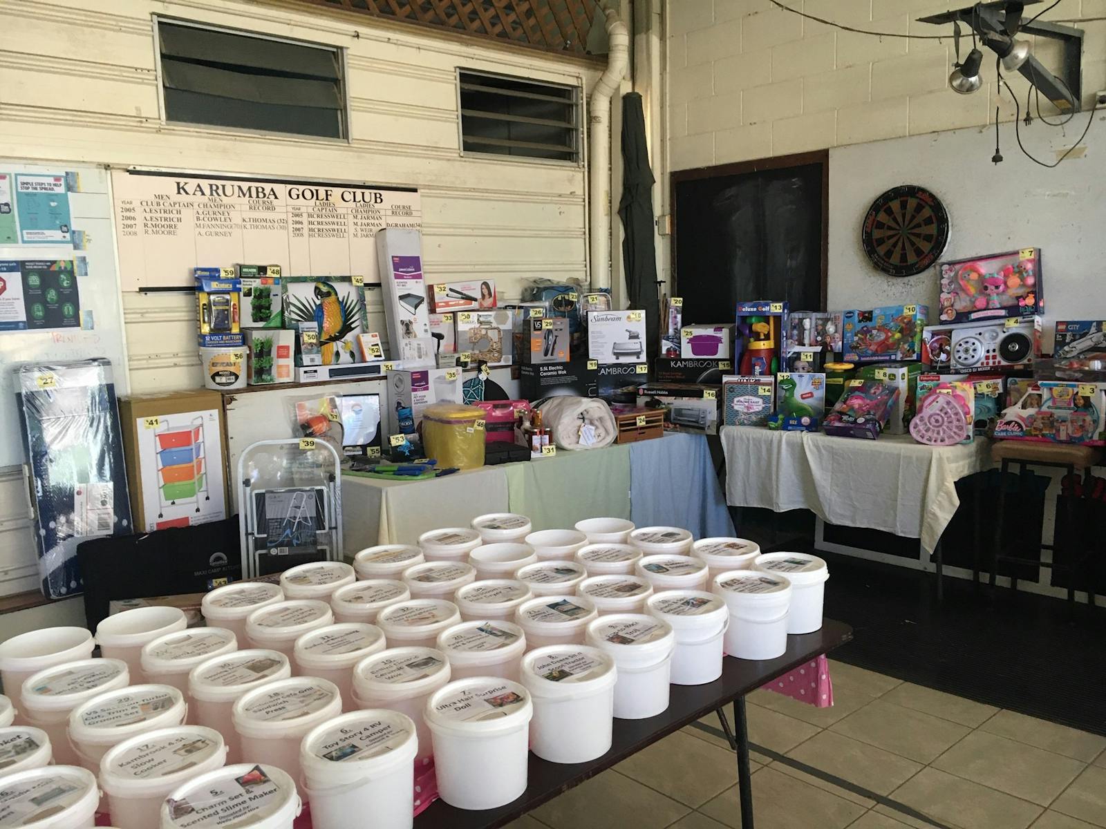 Lots of prizes to be won in our cent sale