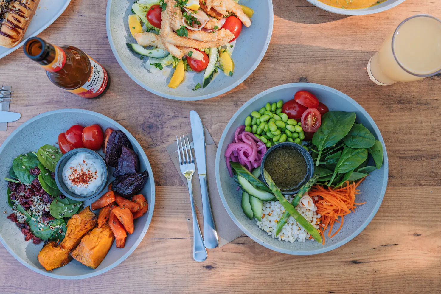 Delicious salads fromThe Ginger Kitchen