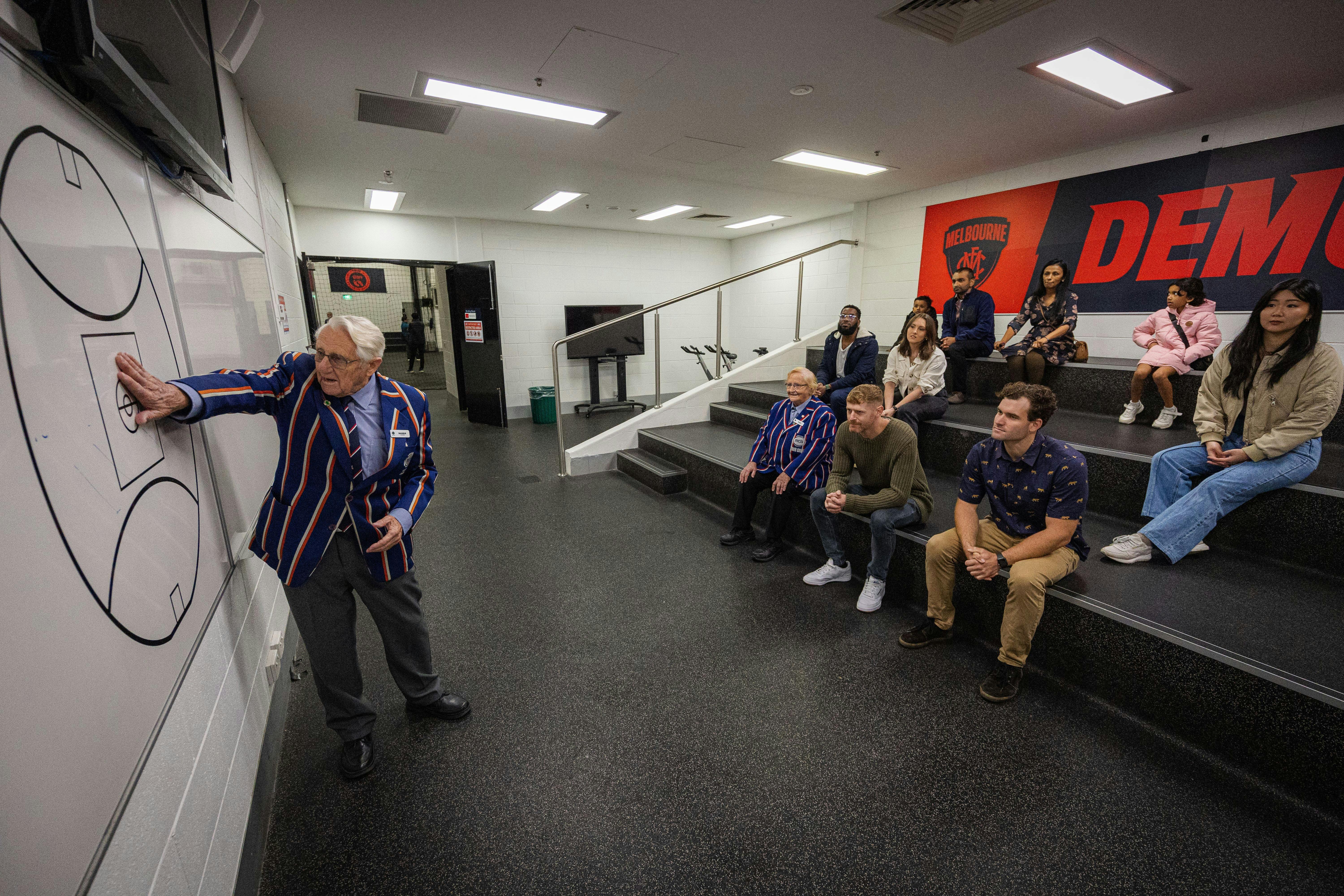 MCG Tour change room