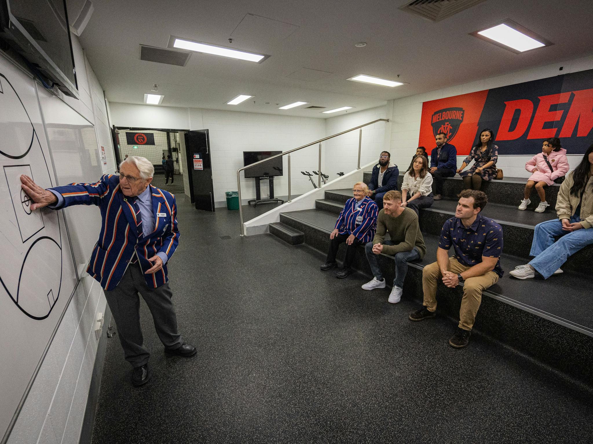 MCG Tour change room