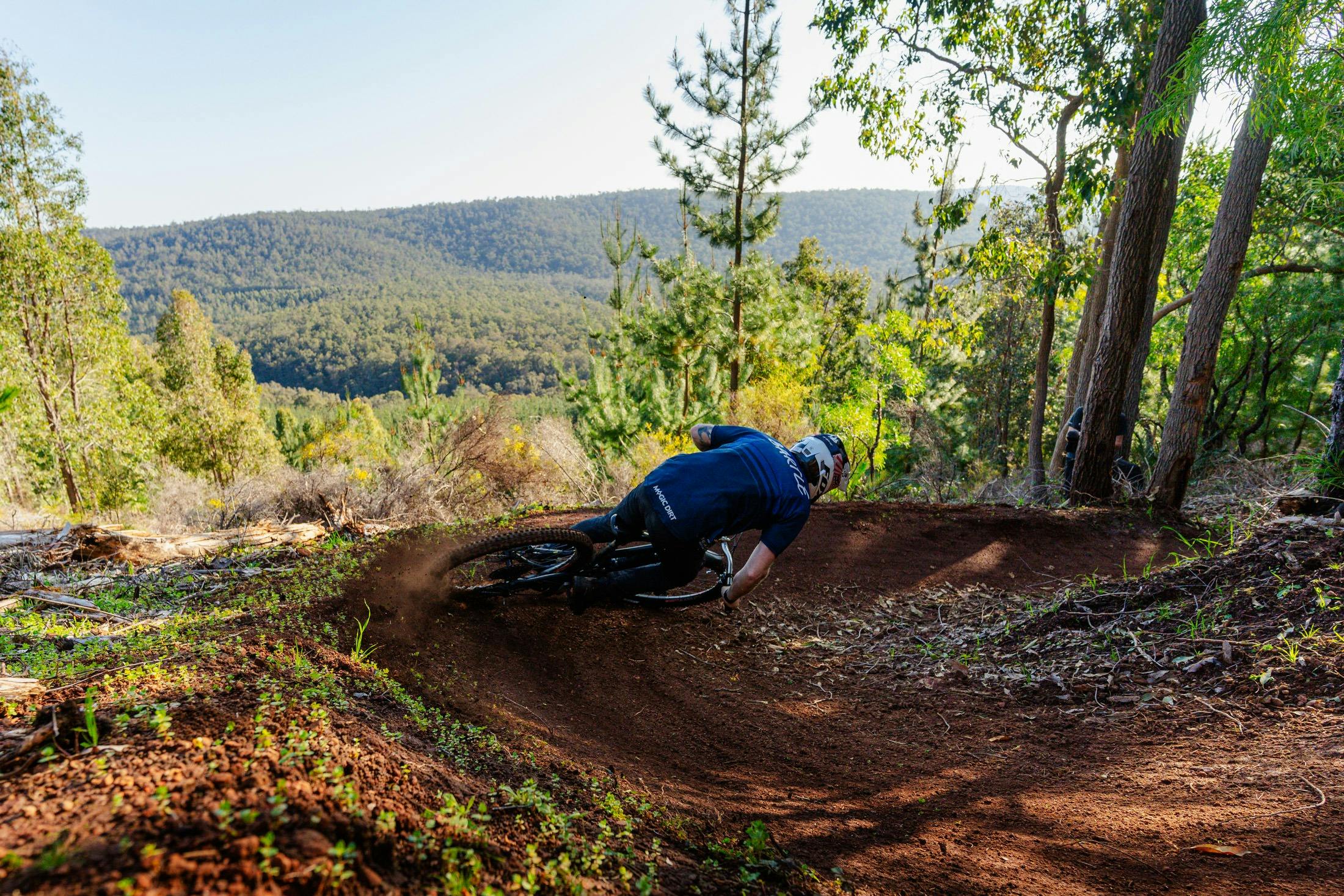 Scenic views and technical trails at Toms Crossing Mountain Bike Trails in Dwellingup