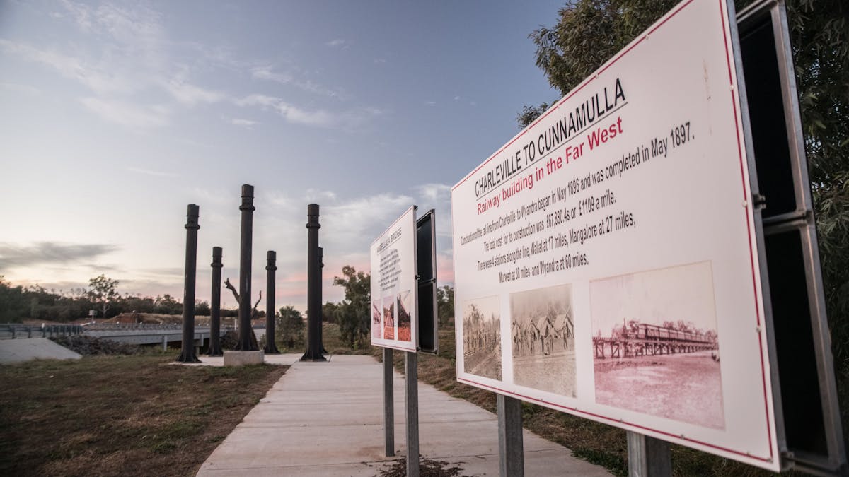 Angellala Explosion Information Boards