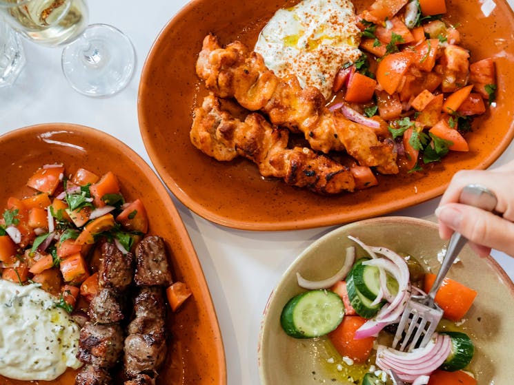 Classic Greek food available from Kouzina Greco in Parramatta