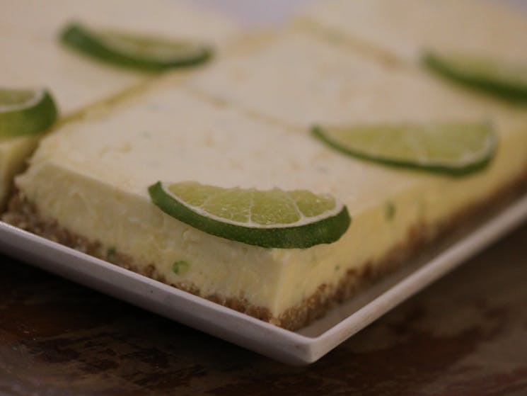 Lime & Coconut Cheesecake