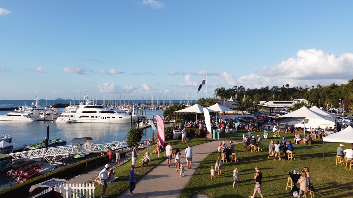 Community event in the Coral Sea Marina Gardens