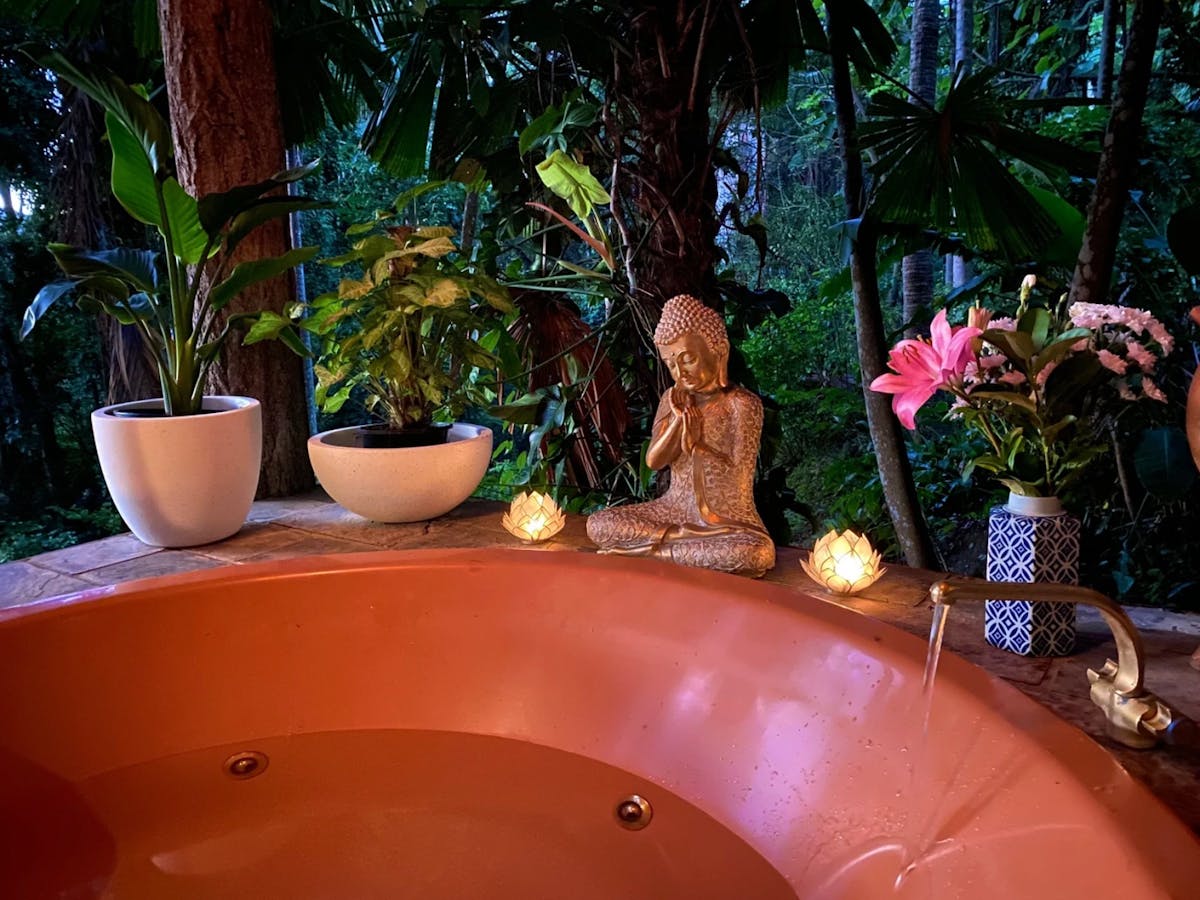 Outside spa Outside spa