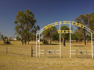 Camping available at Rotary Park, Moura Camping available at Rotary Park, Moura