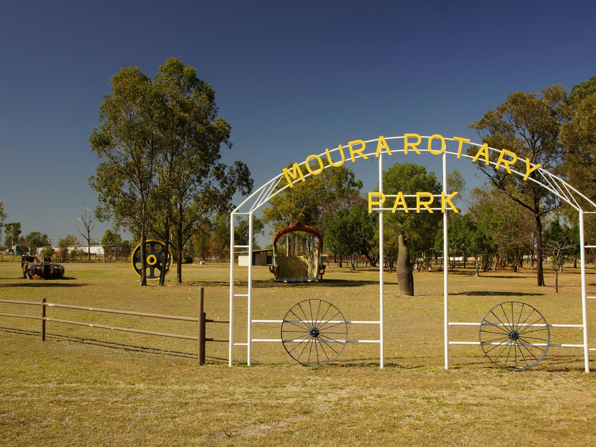 Camping available at Rotary Park, Moura Camping available at Rotary Park, Moura