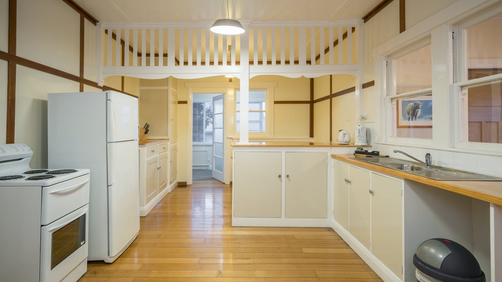Tarraleah Estate's Art Deco Cottages fully self contained kitchens