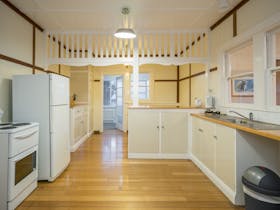 Tarraleah Estate's Art Deco cottages fully self contained kitchens