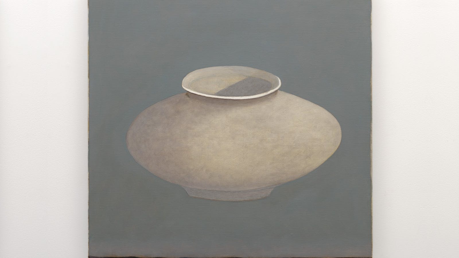 Tim Burns Empty Vase 2, 2026, oil on linen, 51 x 51 cm