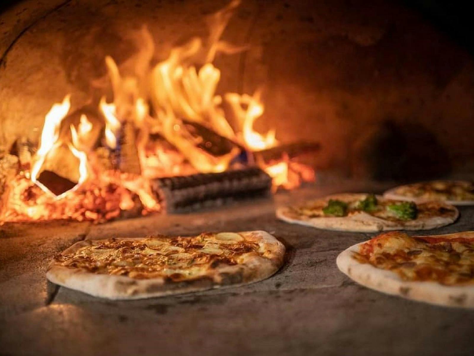 Wood fired pizza