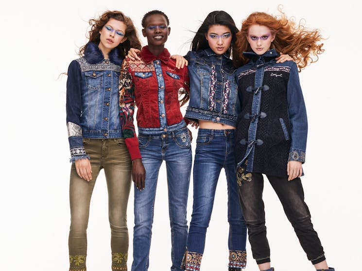 Desigual Australia Denim Jackets Jeans Morpeth Poklobin Womens winter fashion
