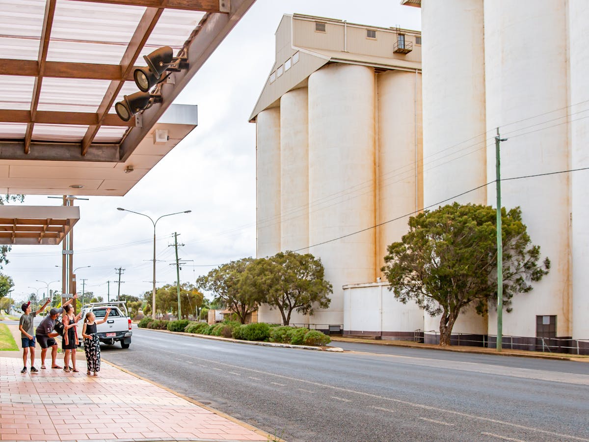 Silos Outside Kingaroy Visitor Information Centre