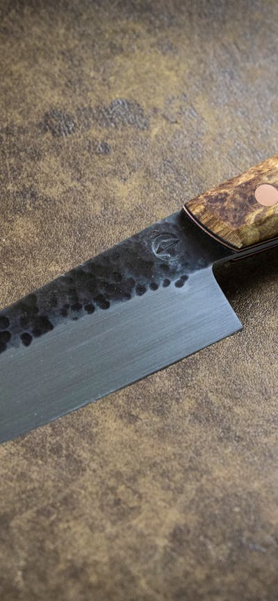 handmade stainless steel Japanese kitchen knife