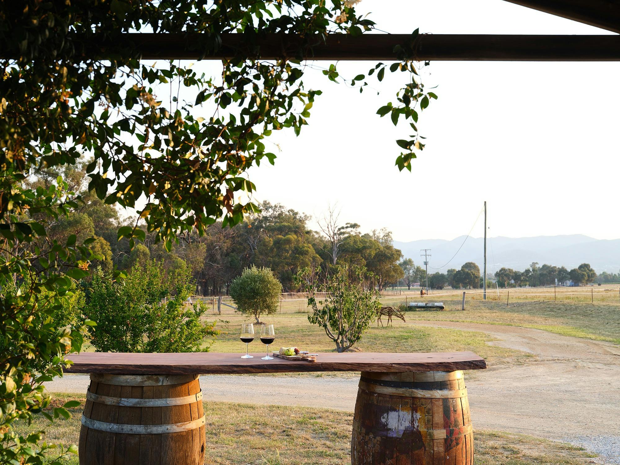 Shawwood Cottage Luxury Farm Stay Accommodation View to town