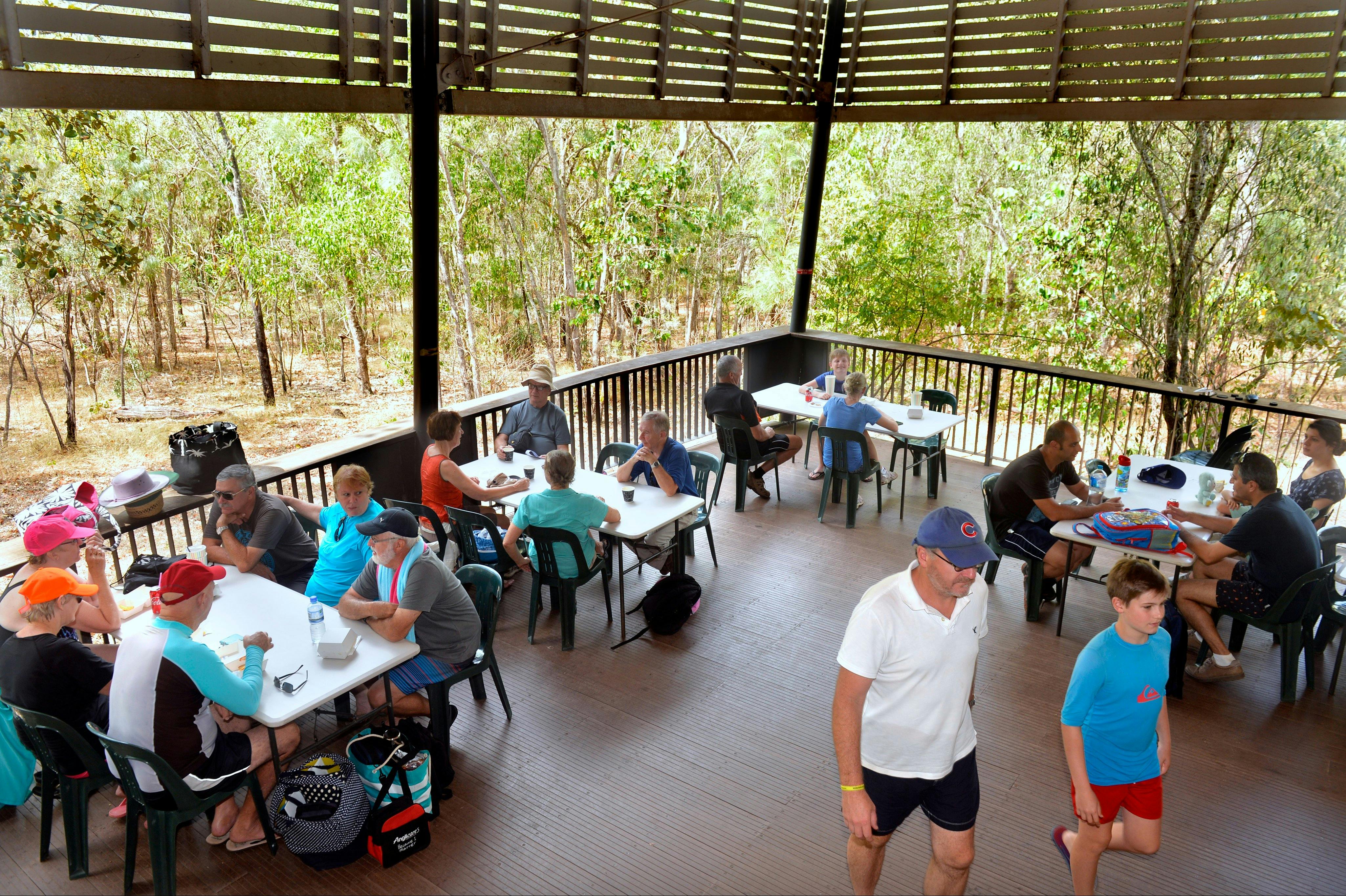 Wangi Falls Cafe deck at Litchfield National Park