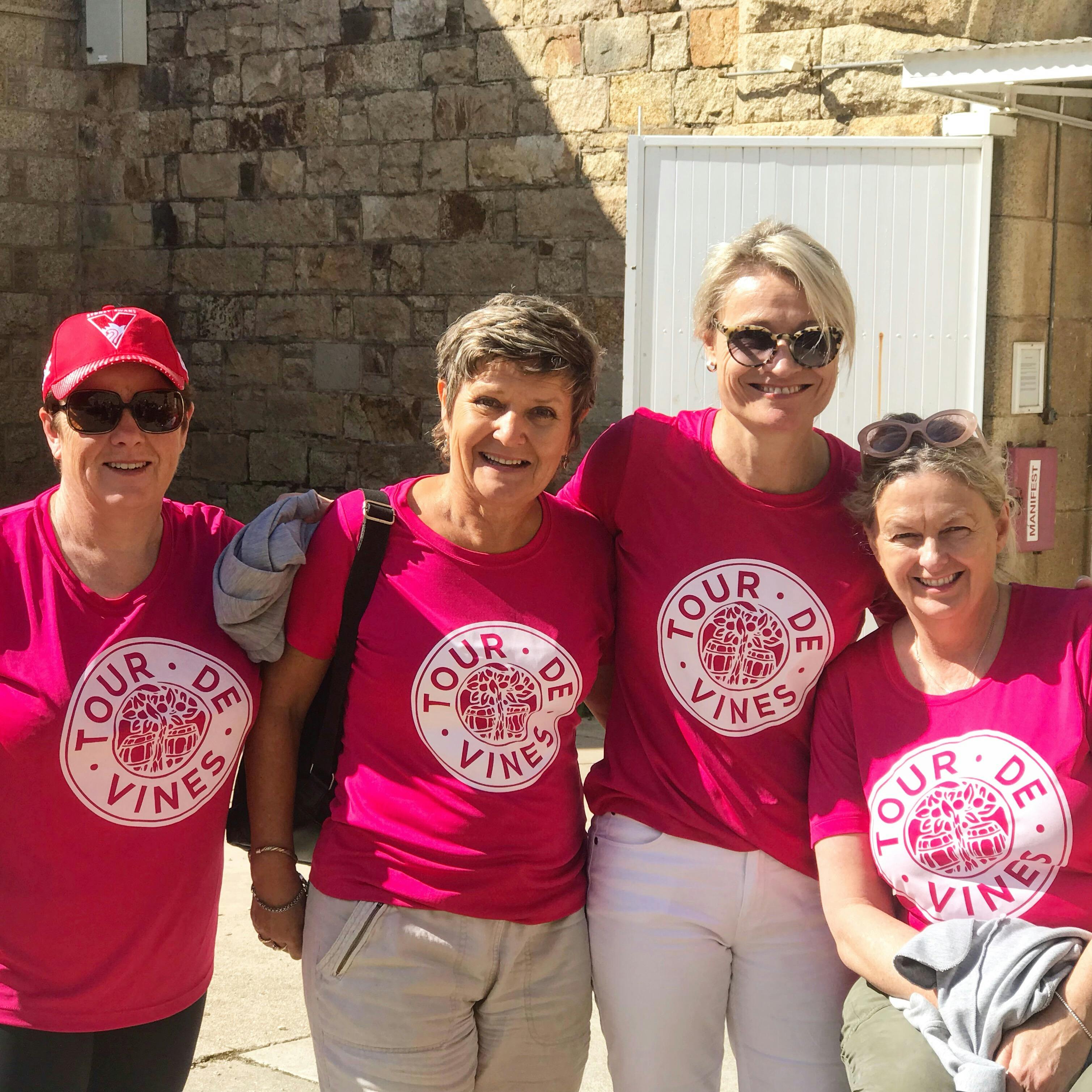 Guests ready to ride with Tour de Vines