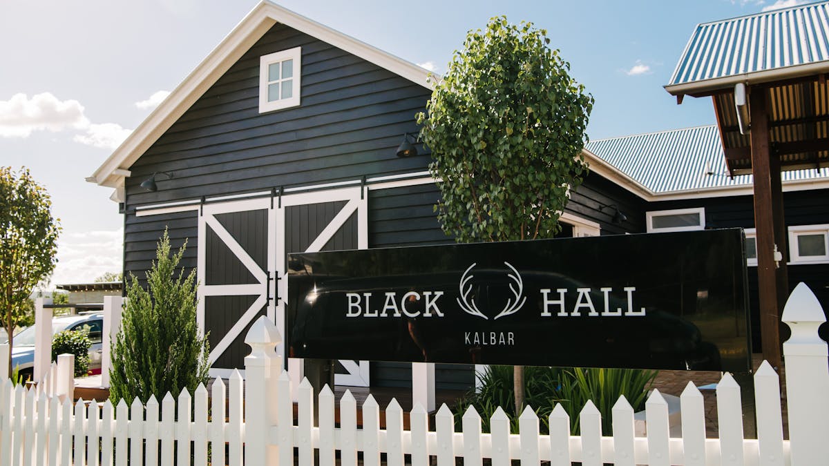 Black Hall reception area