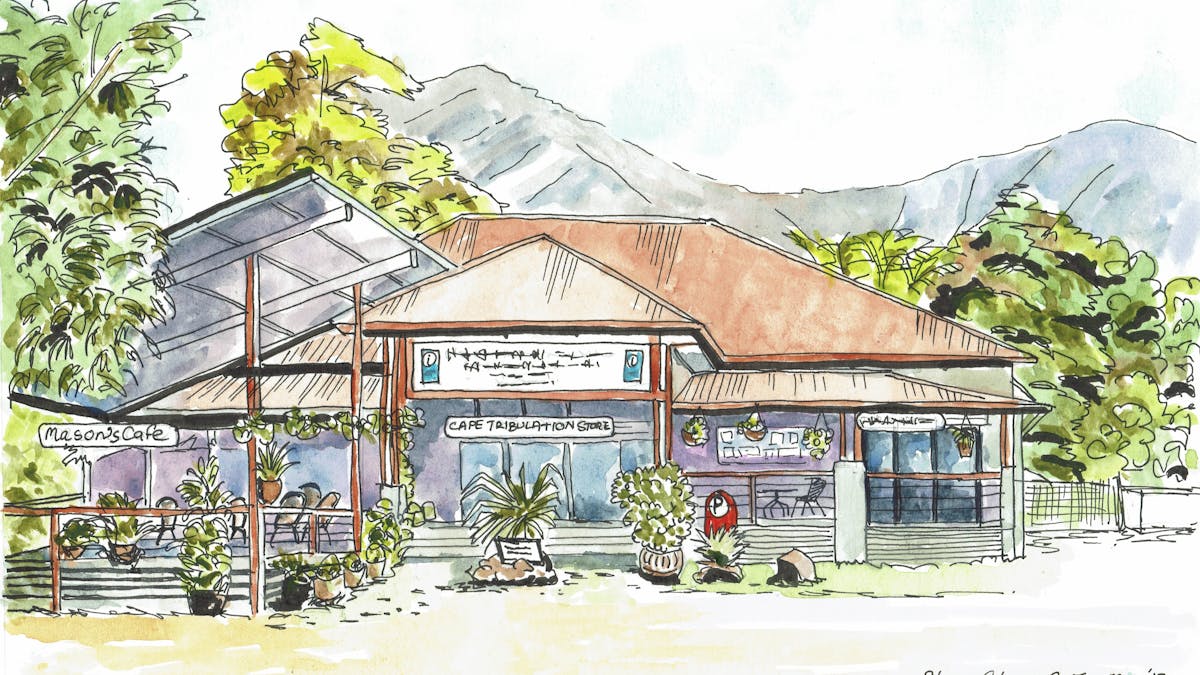 Watercolour commission by the late Alison Gotts