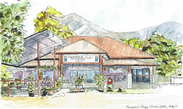 Watercolour commission by the late Alison Gotts