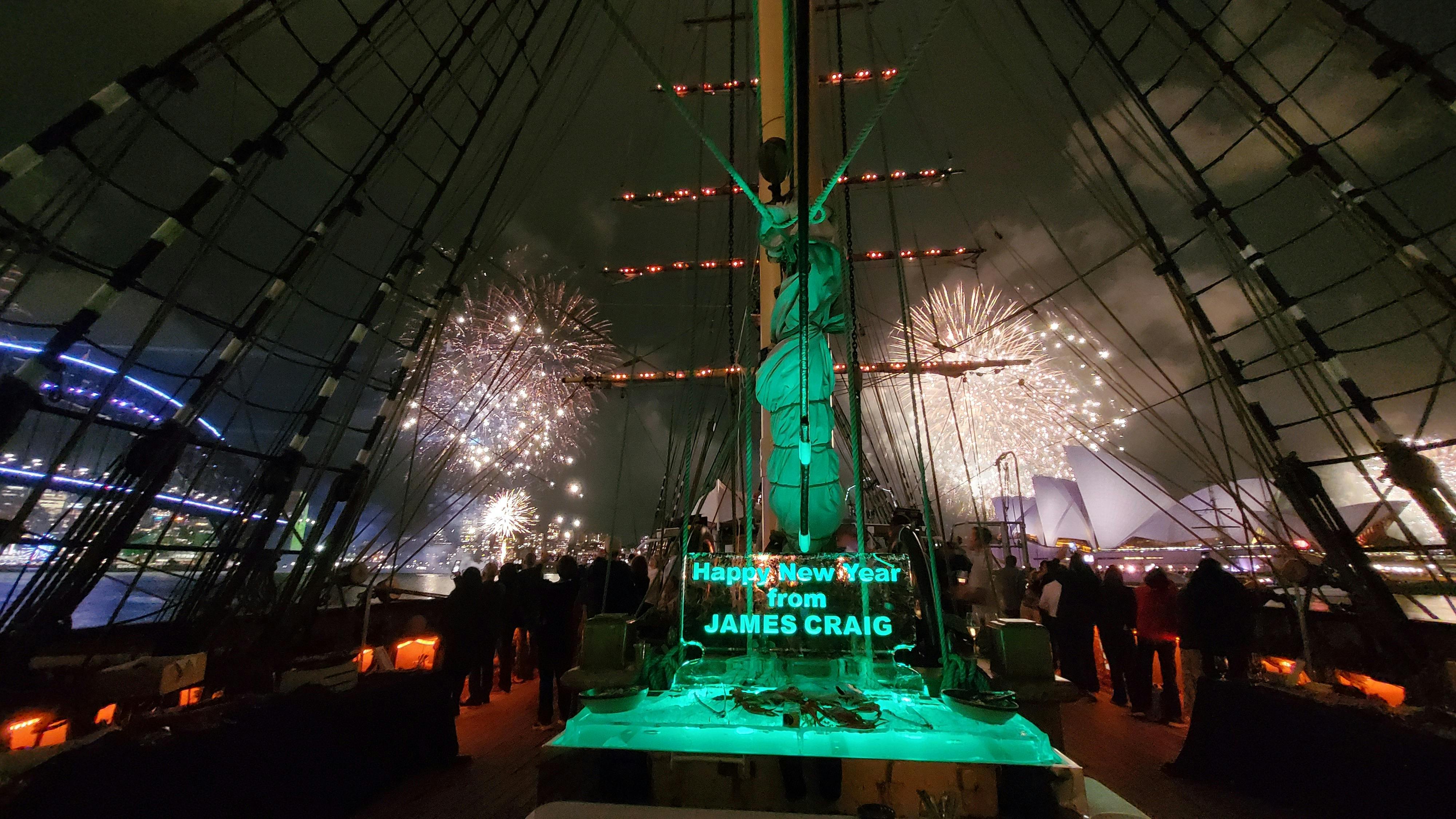 New Years Eve aboard the James Craig