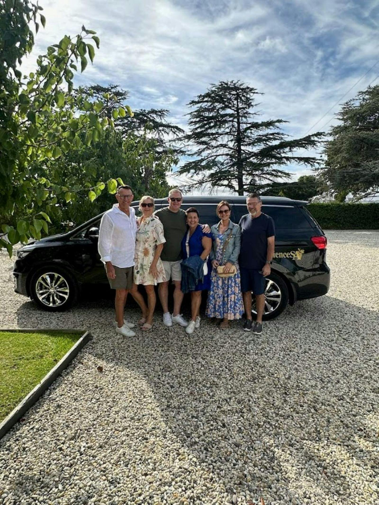 The before the tour photo