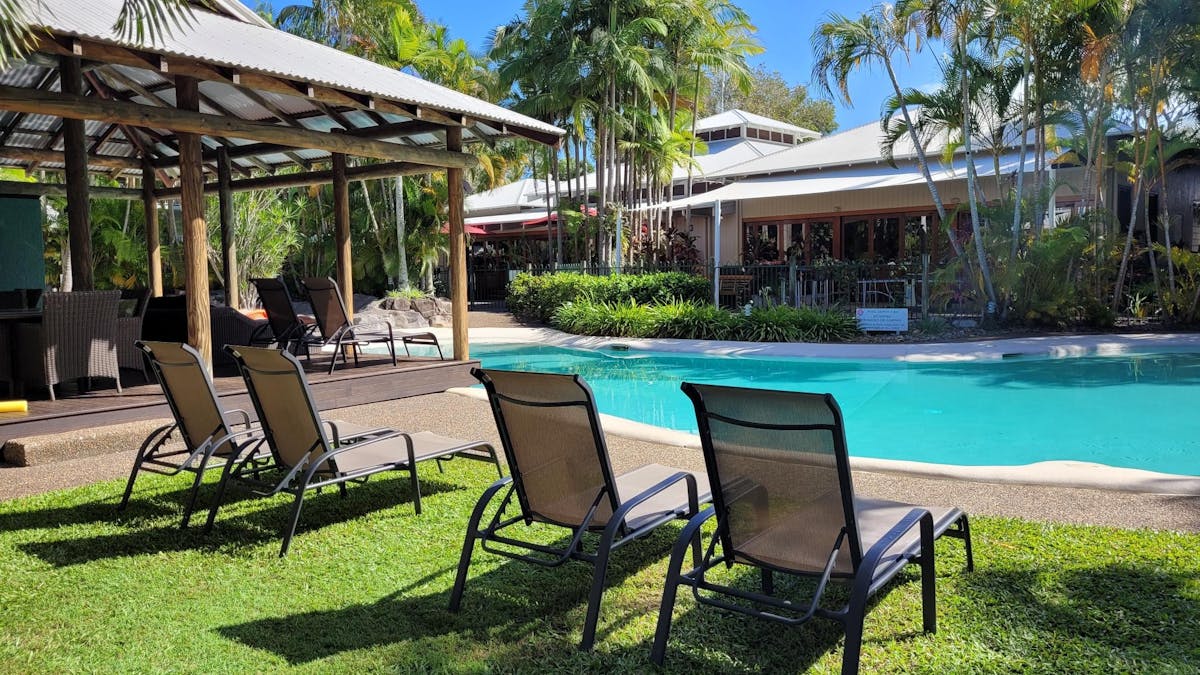 One of 4 Lagoon pools in the resort (2 are heated)