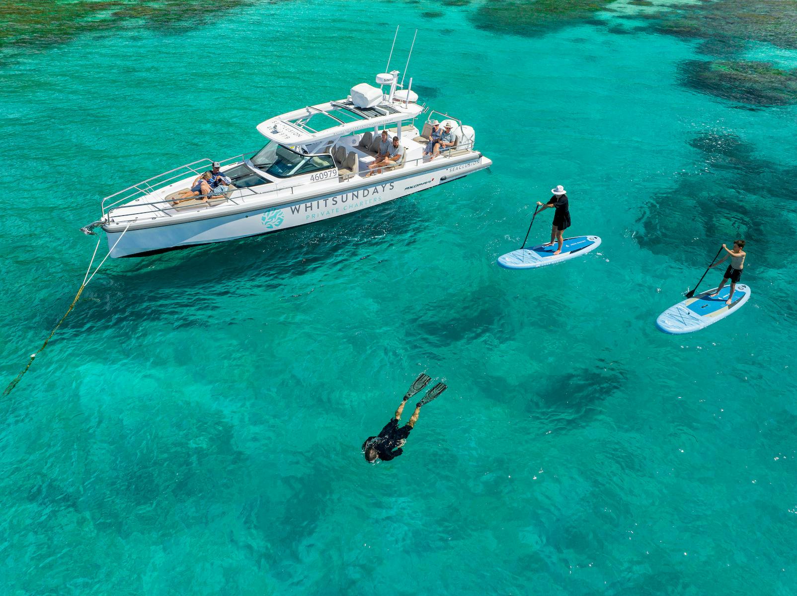 Use of Paddle boards and Sea scooters included!