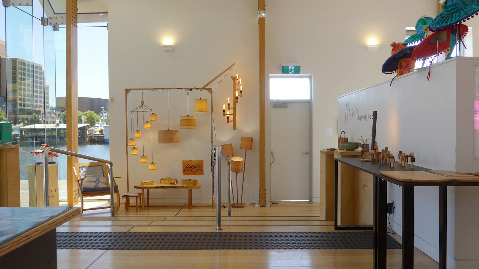 craft and design objects at the Waterside Pavilion