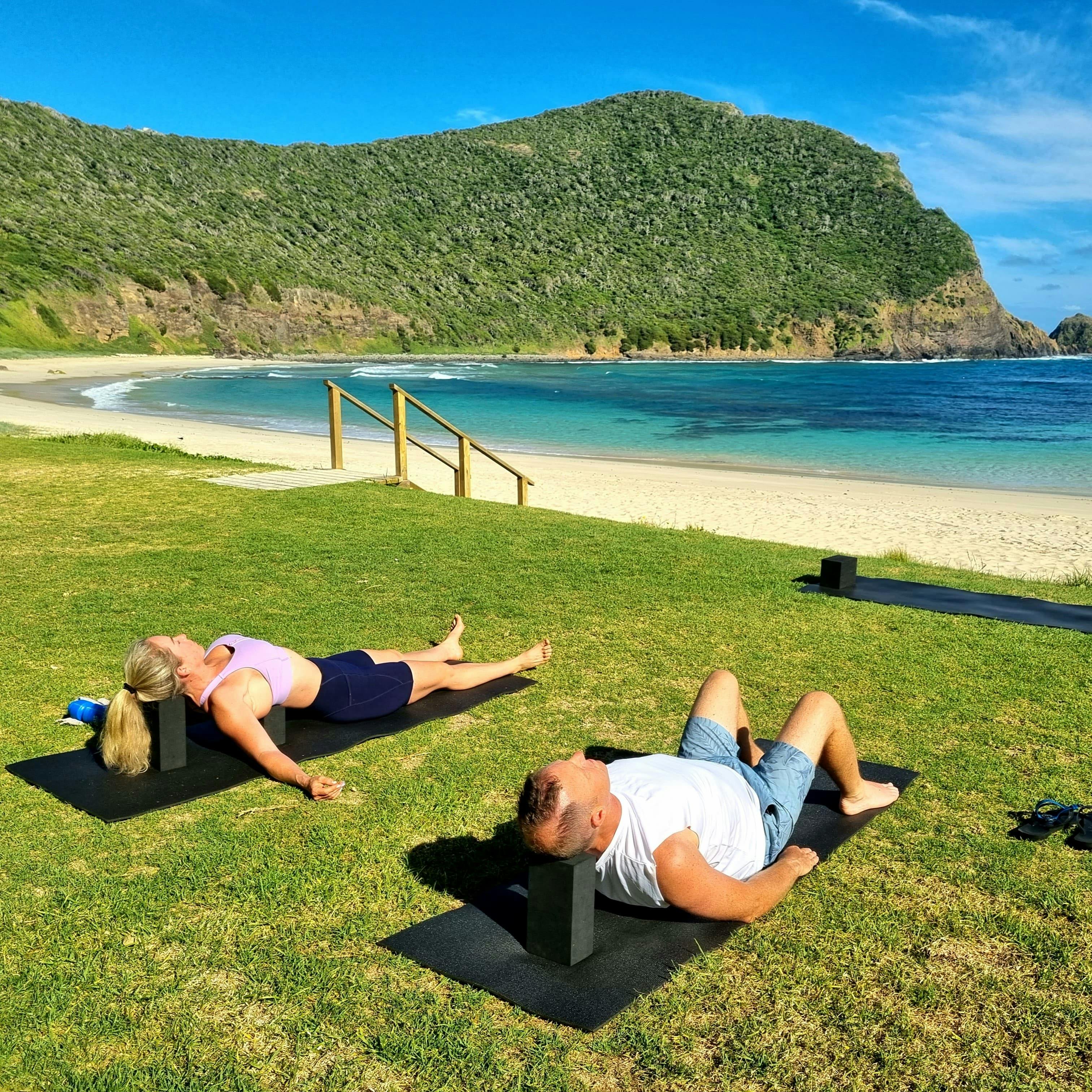 豪勋爵岛的私人瑜伽体验