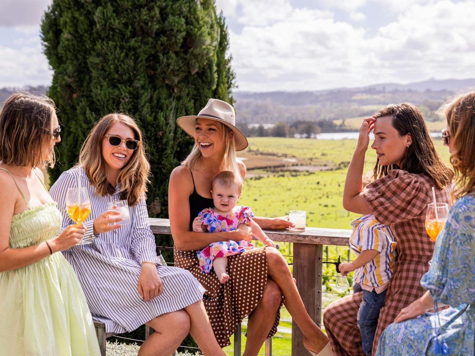 Casual Alfresco Style Dining in the Sunshine with great views at Cupitt's Estate Ulladulla NSW